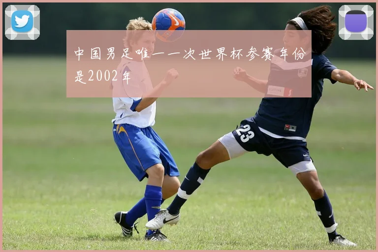 中国男足唯一一次世界杯参赛年份是2002年